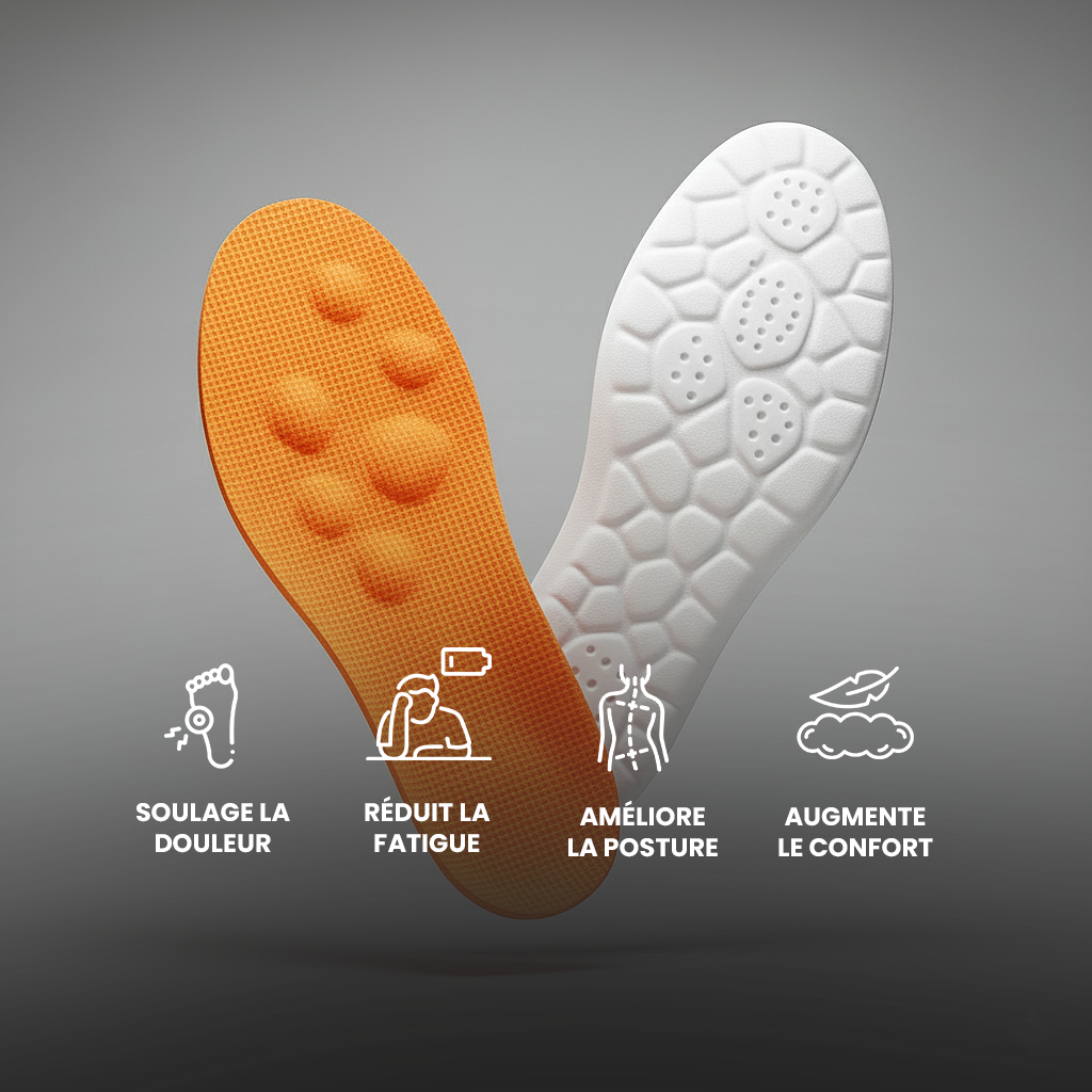 Mazatiq® - Semelles massante & Anti Fatigue